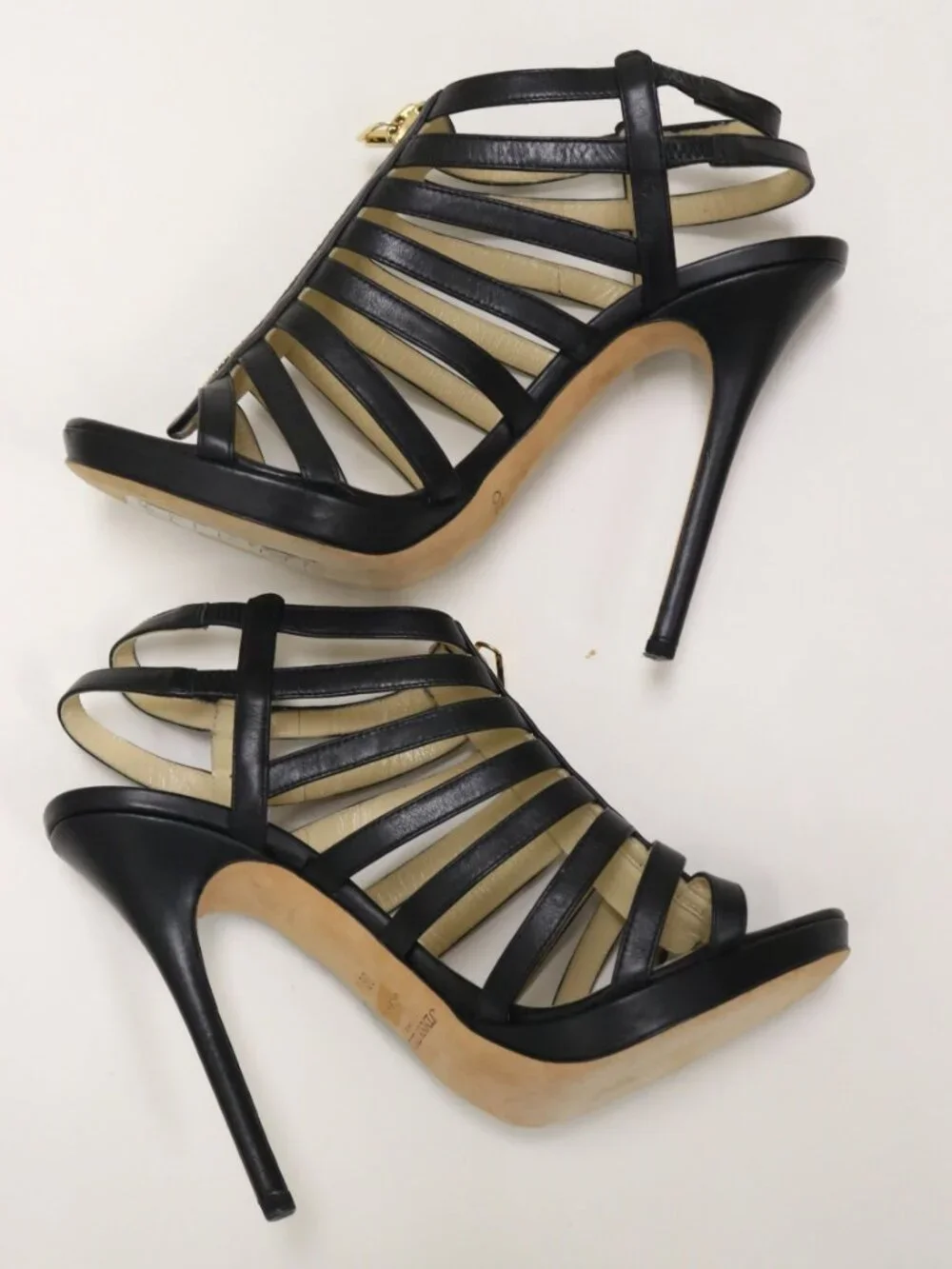 Jimmy Choo Black Size 39.5 Zip Front Pumps